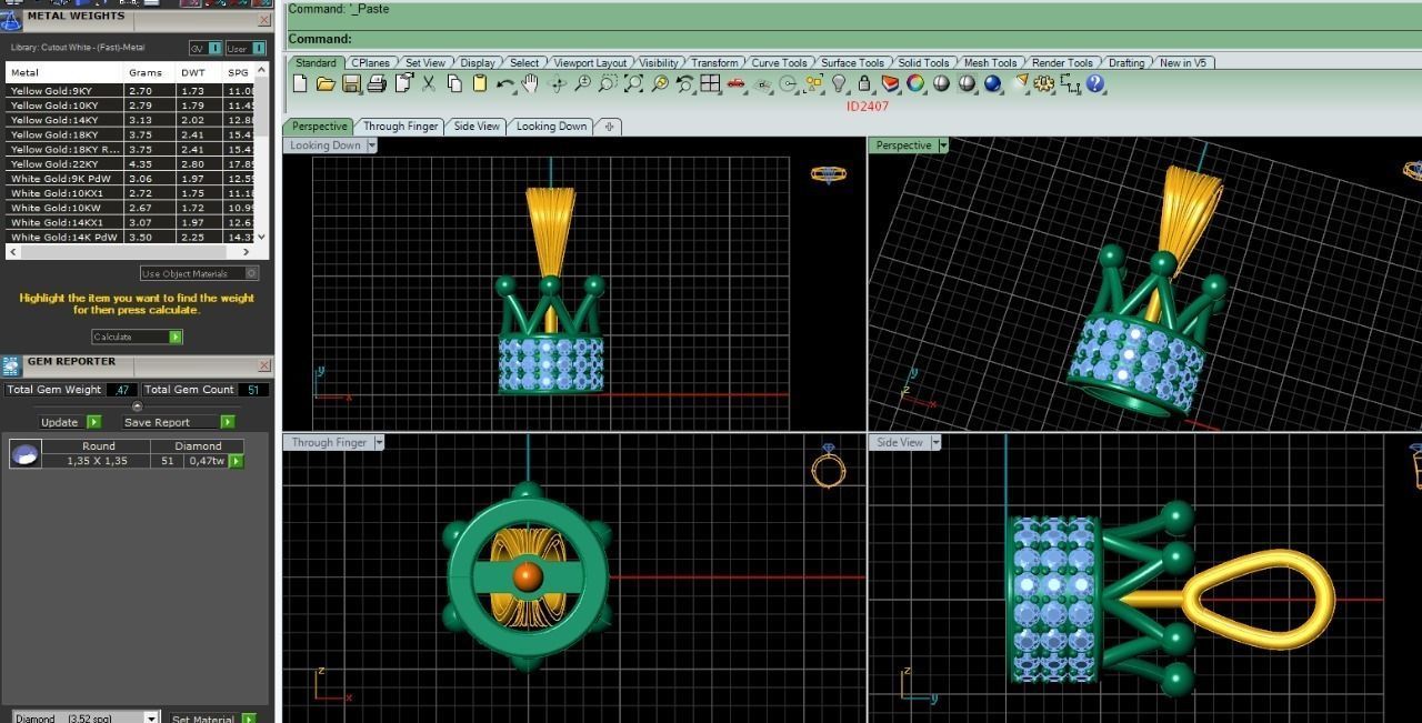  2507 crown 3D print model_1