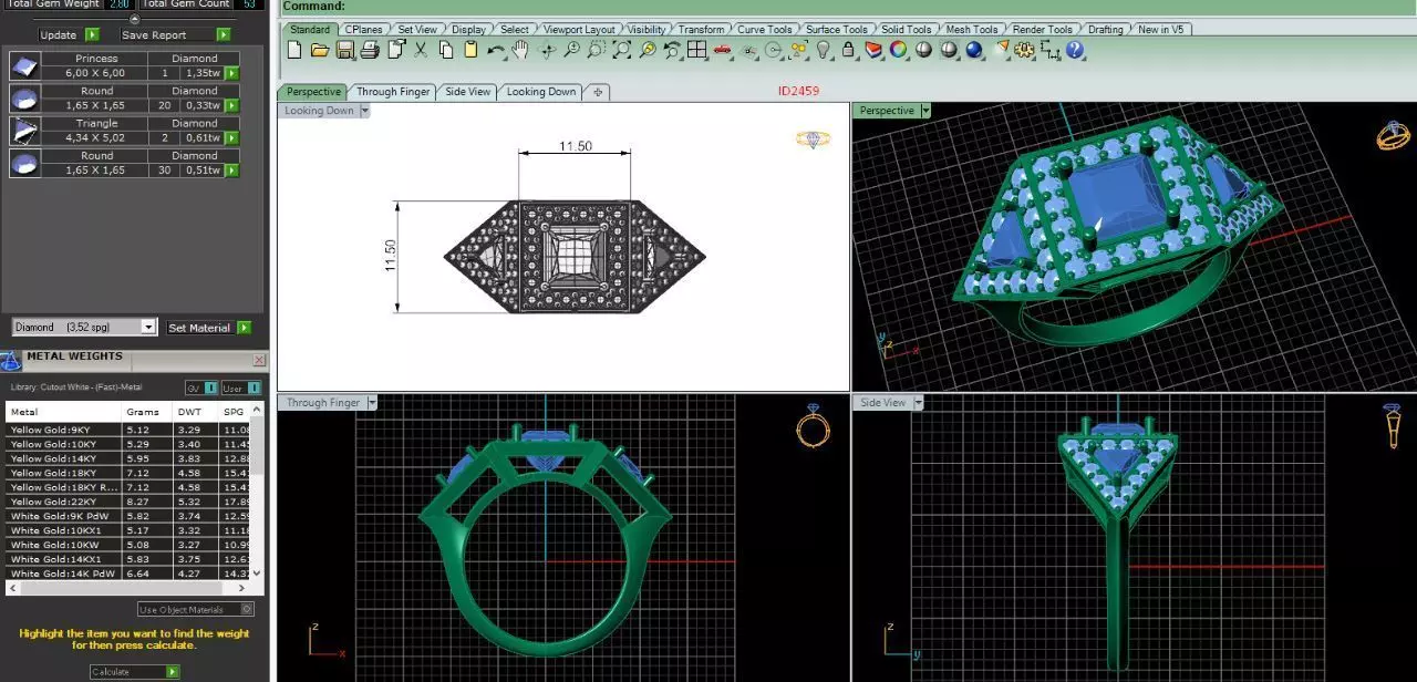  2459 ring 3D print model_0