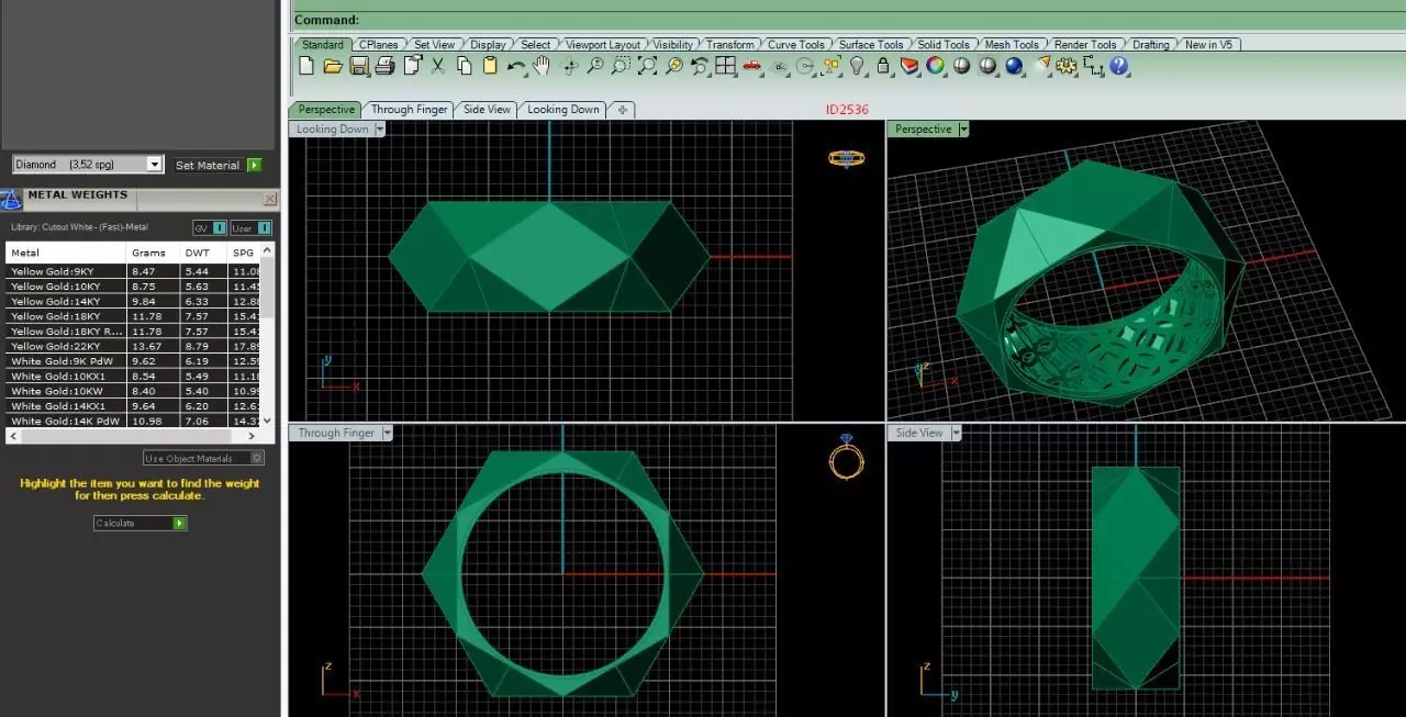  2536  ring 3D print model_0