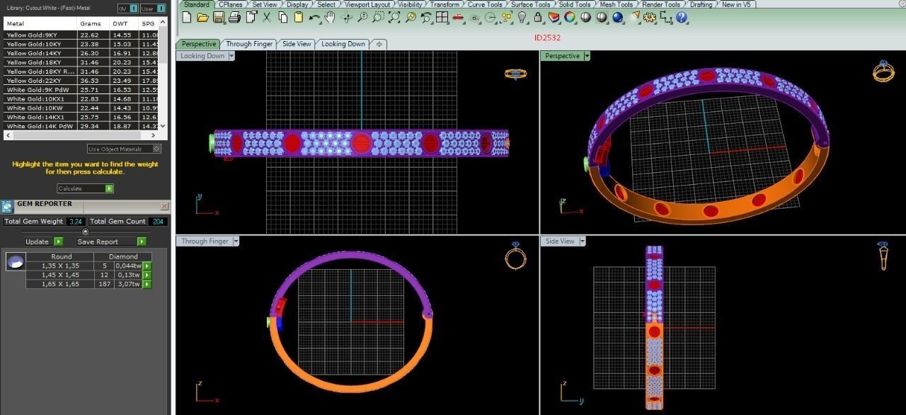 bracelet 3D print model_2