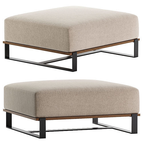 SALIM OUTDOOR POUF 3D model