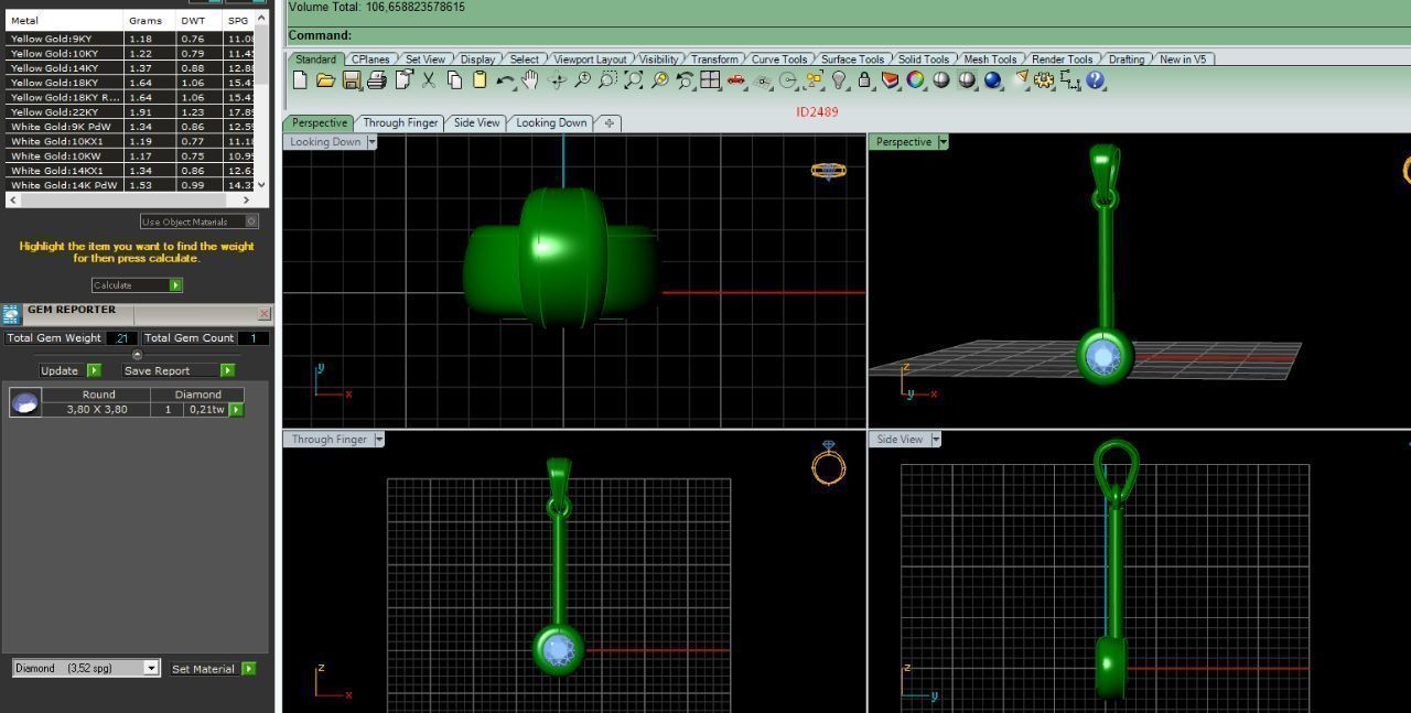   pendant 2489 3D print model_1
