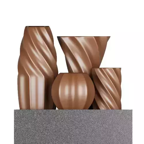 Modern Swirl Vase