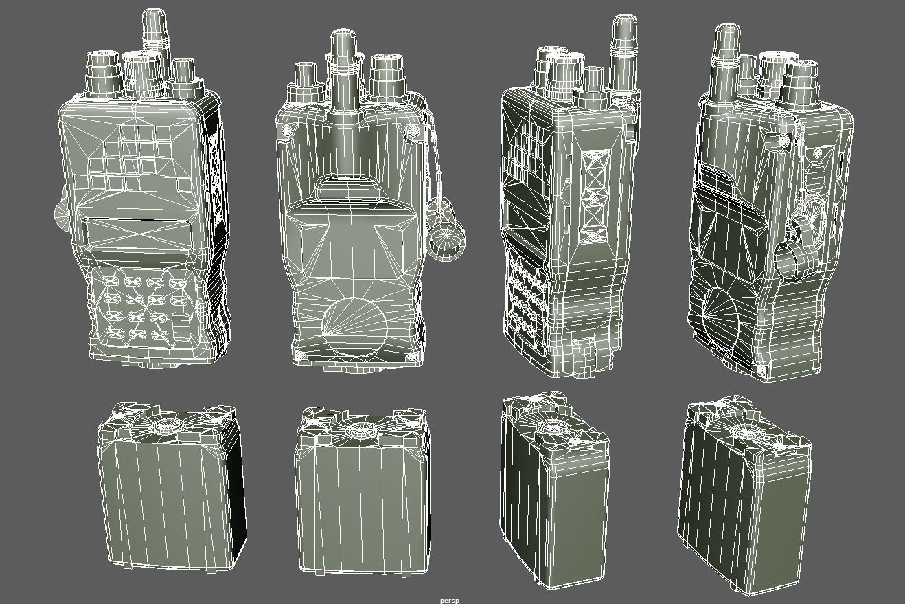 An Prac 152A  Low-poly 3D model_11