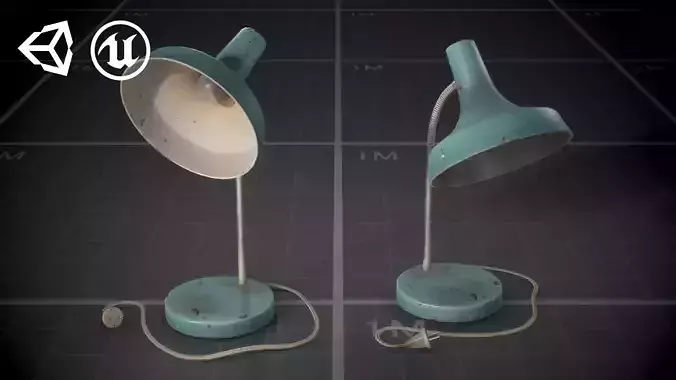 Used Soviet Desk Lamp