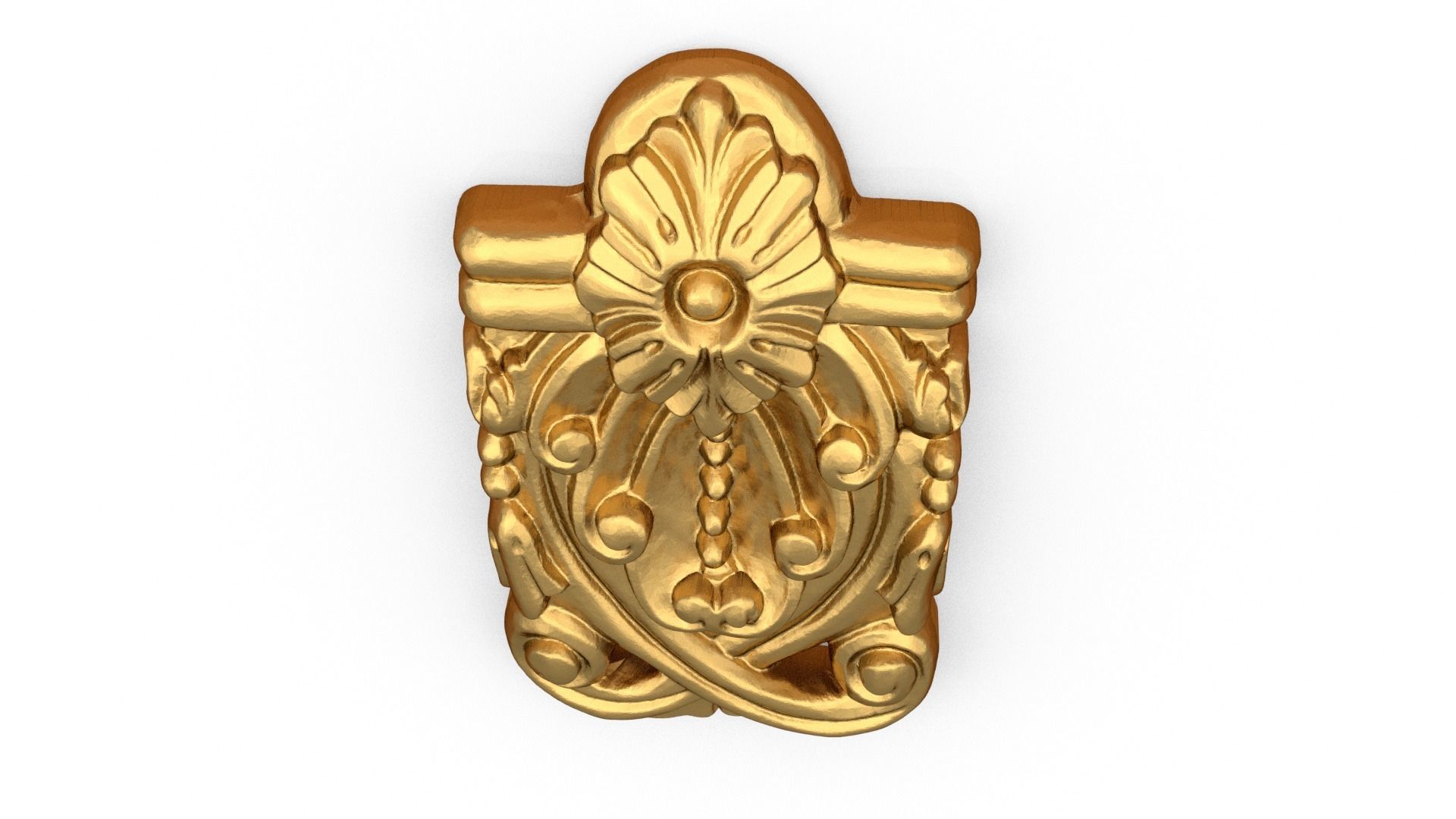 Classic carved decor ornament 488 3D print model_5