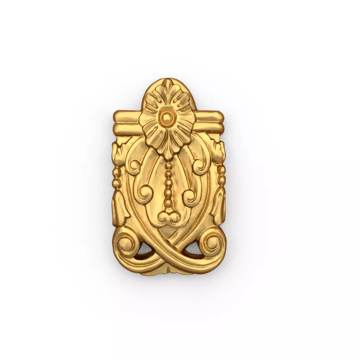 Classic carved decor ornament 488 3D print model_0