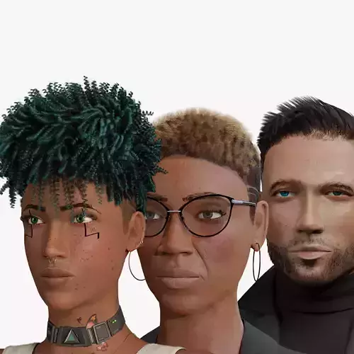 Rigged people collection