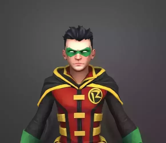 robin 3D model