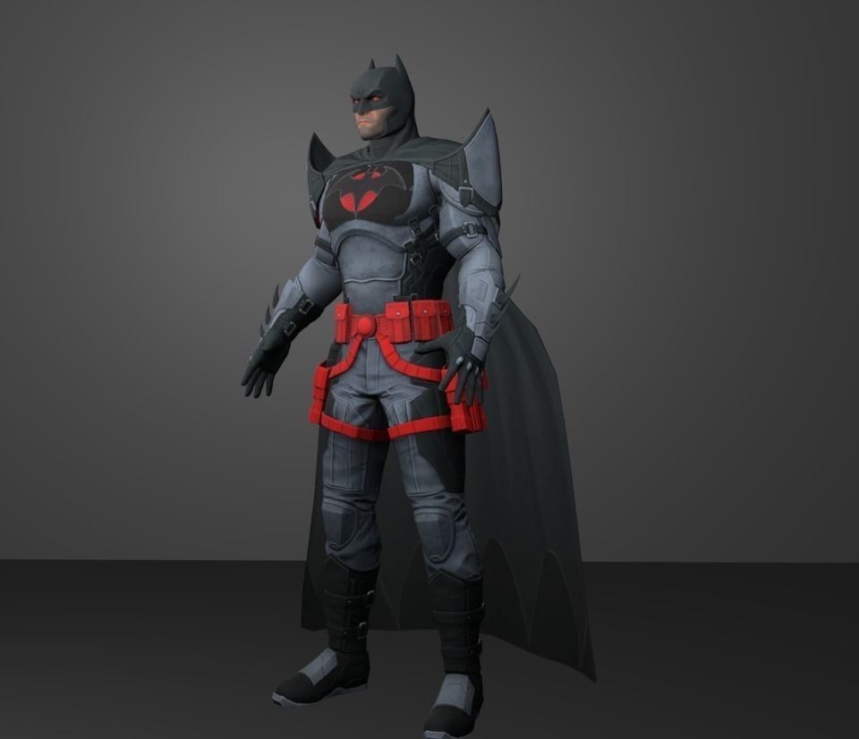 batman point flash 3D model_3