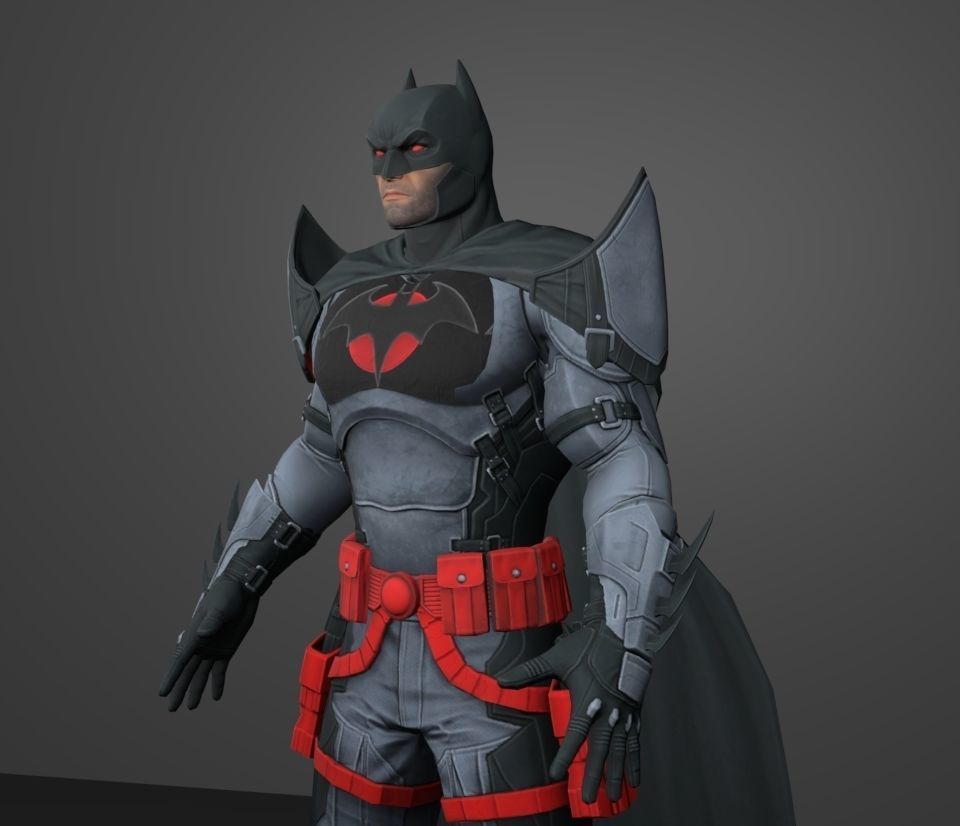 batman point flash 3D model_2