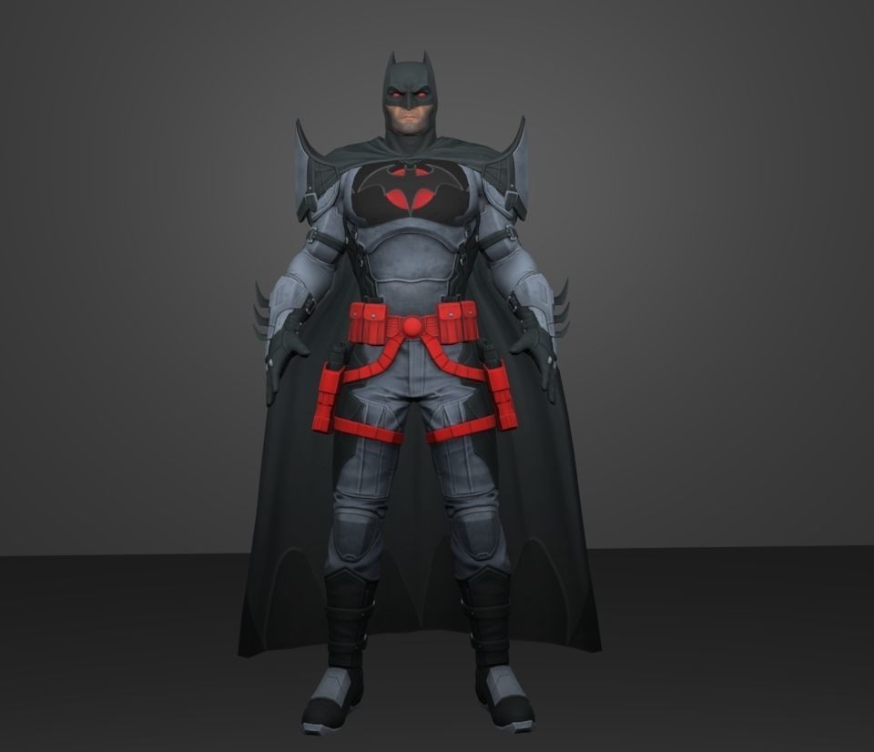 batman point flash 3D model_1
