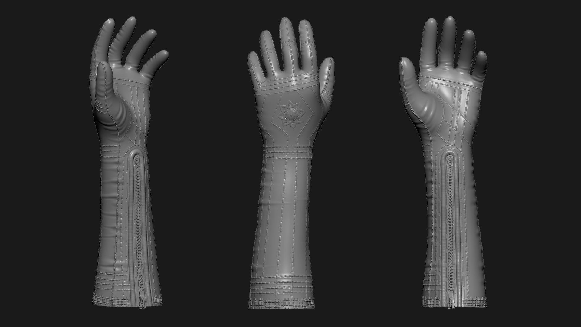 Gloves 3D model_6