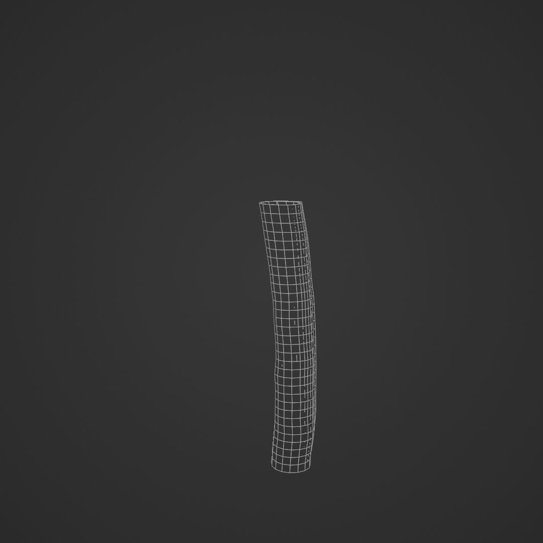 Message in a bottle Low-poly 3D model_3