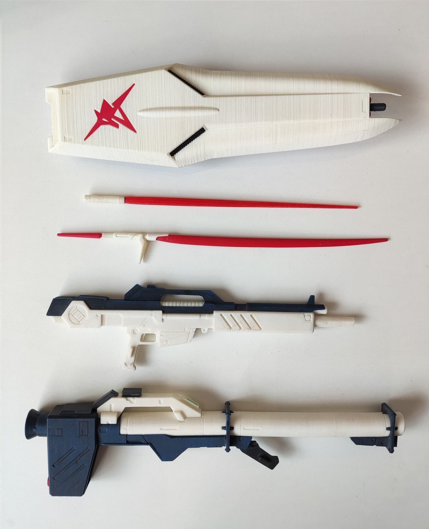 Fully Articulated RX-93 Nu Gundam  3D print model_13