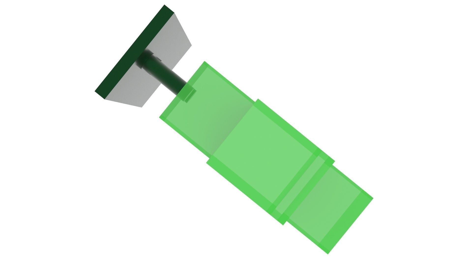 Pharmacy Sign Board 3D model_10