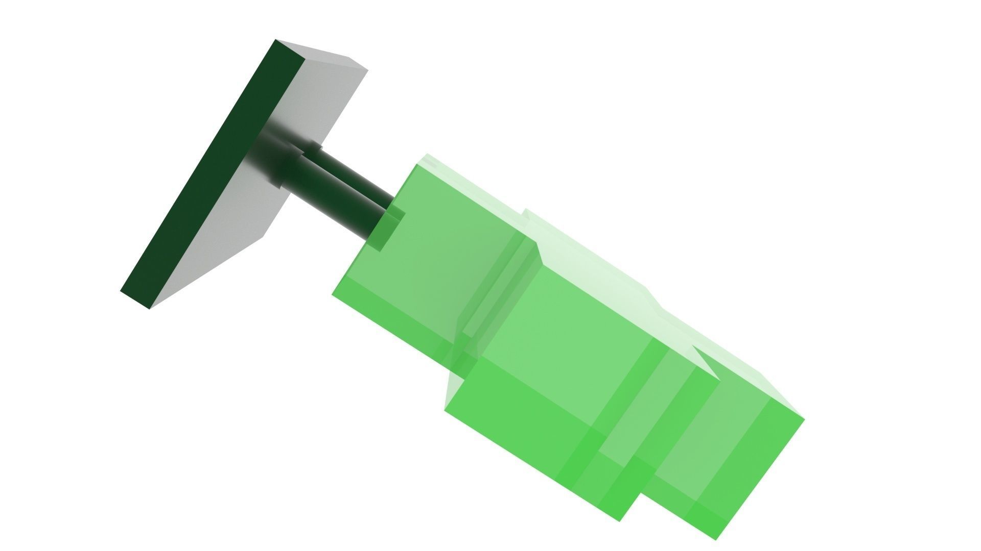 Pharmacy Sign Board 3D model_13