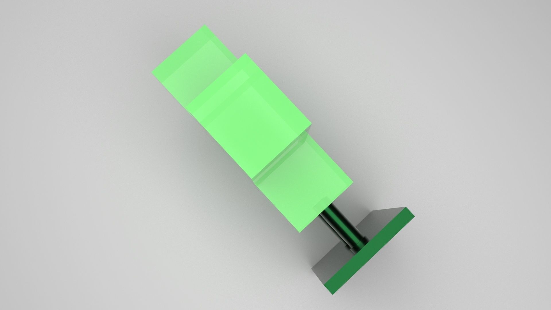 Pharmacy Sign Board 3D model_3