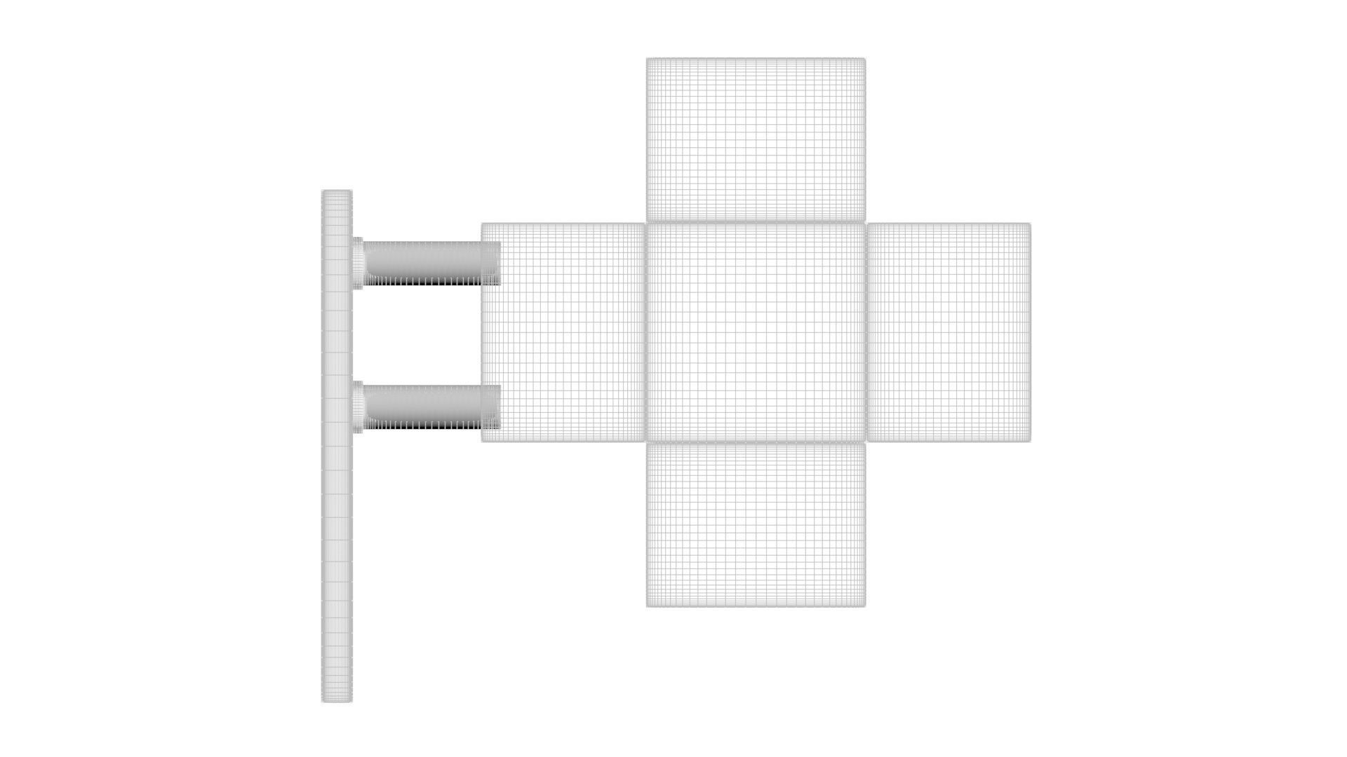 Pharmacy Sign Board 3D model_26