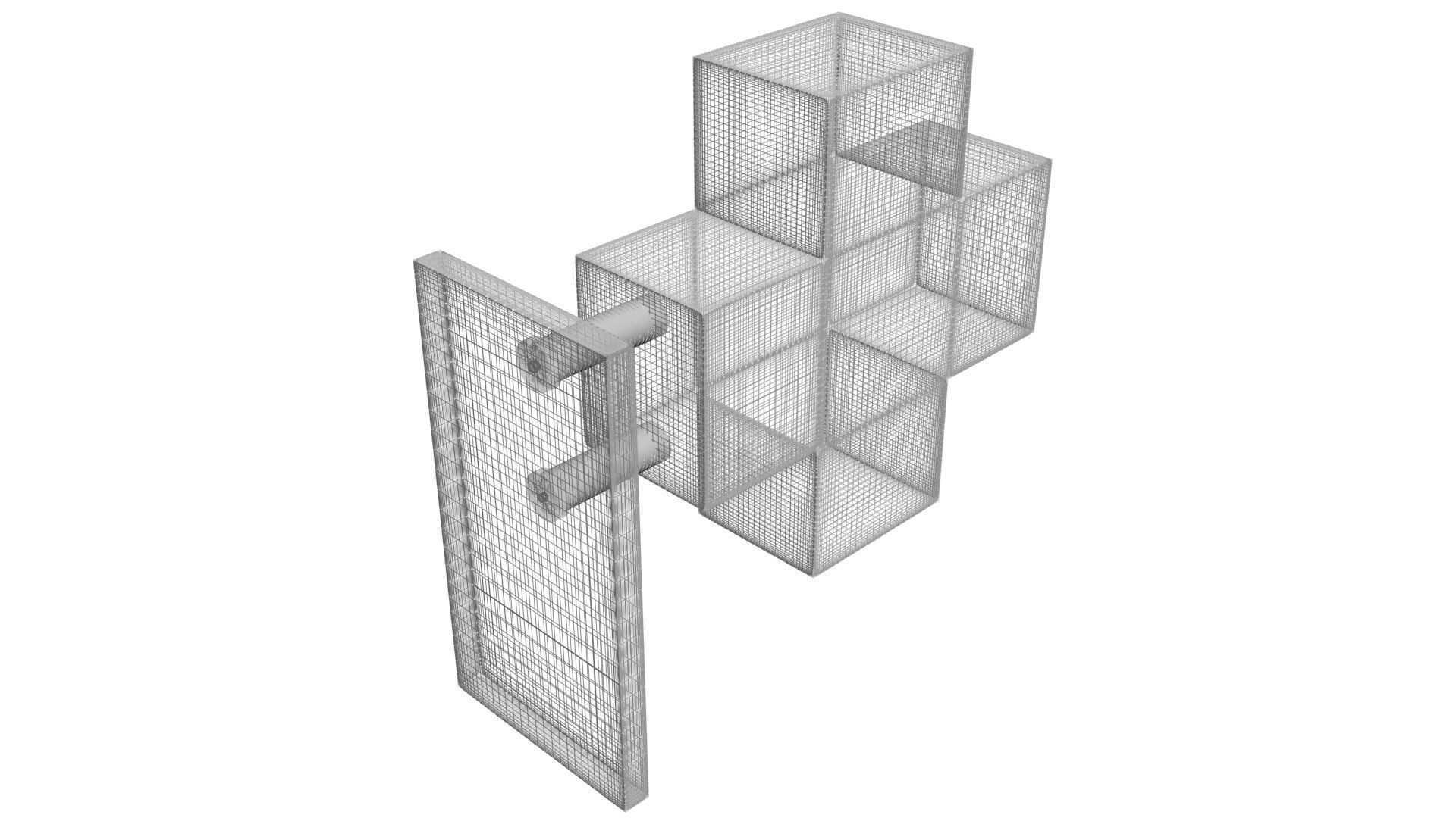 Pharmacy Sign Board 3D model_20