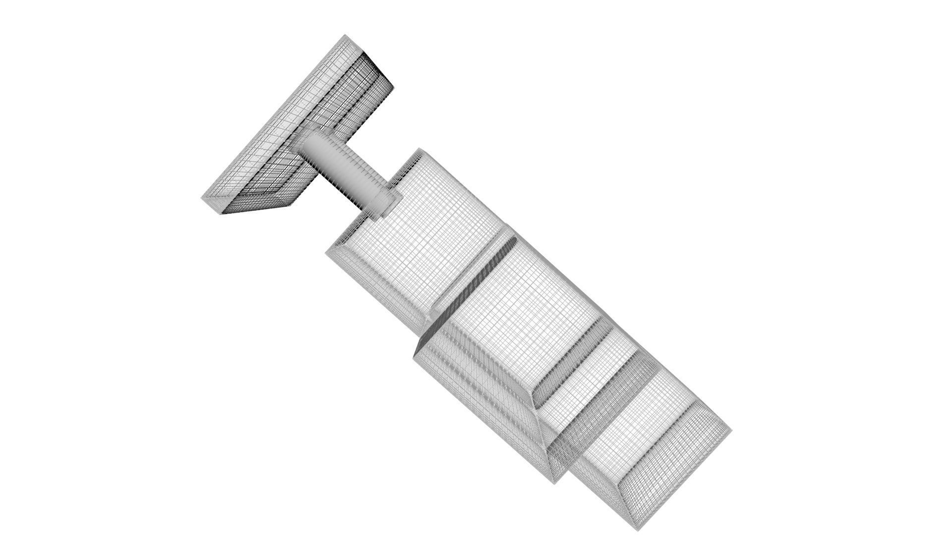 Pharmacy Sign Board 3D model_21