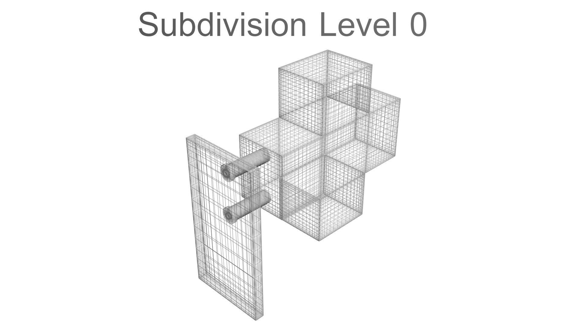 Pharmacy Sign Board 3D model_32