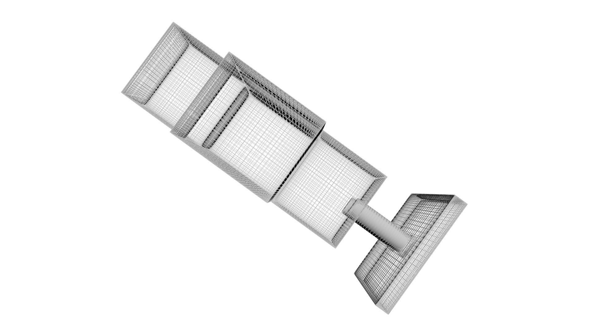 Pharmacy Sign Board 3D model_23