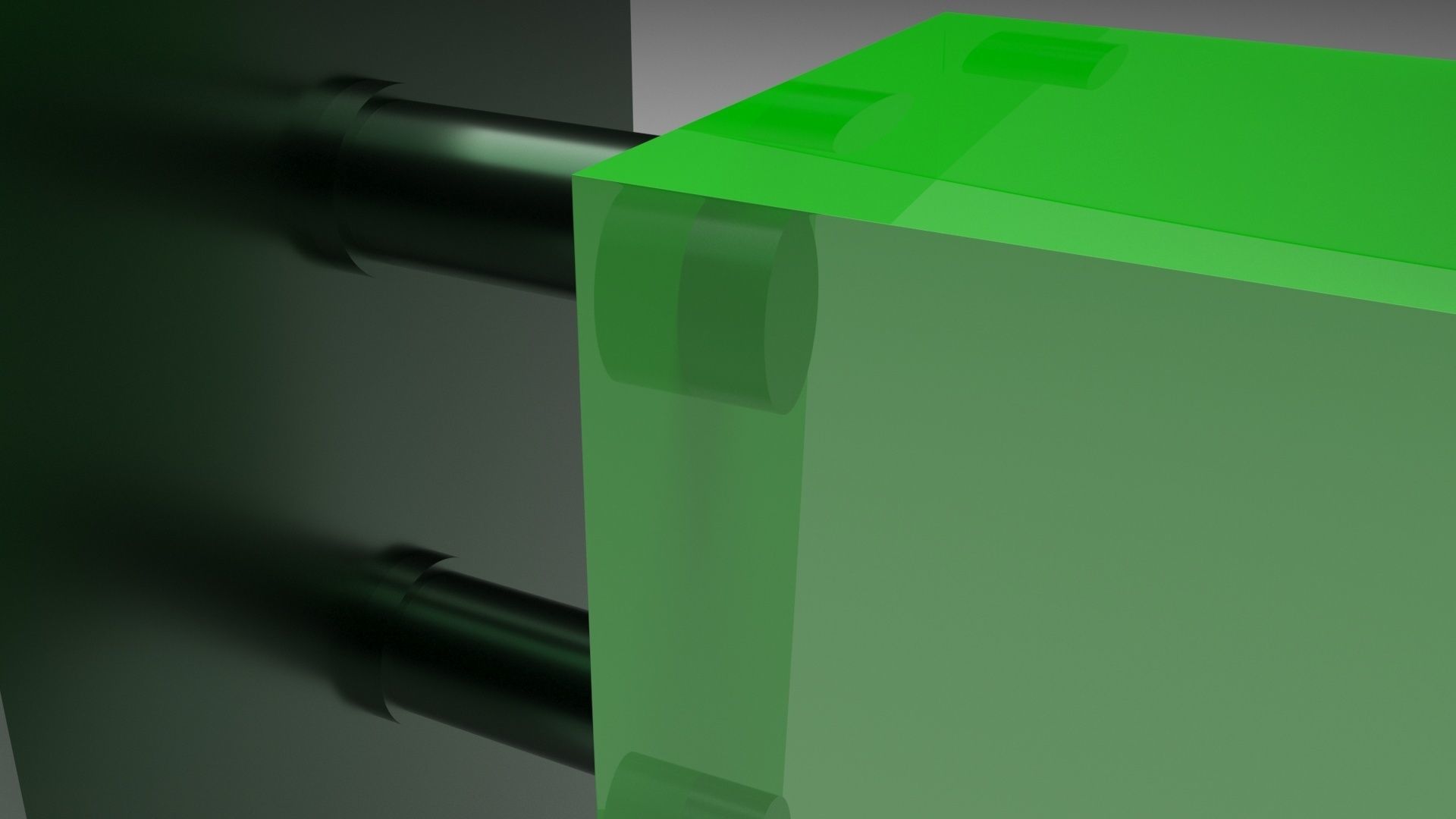 Pharmacy Sign Board 3D model_5