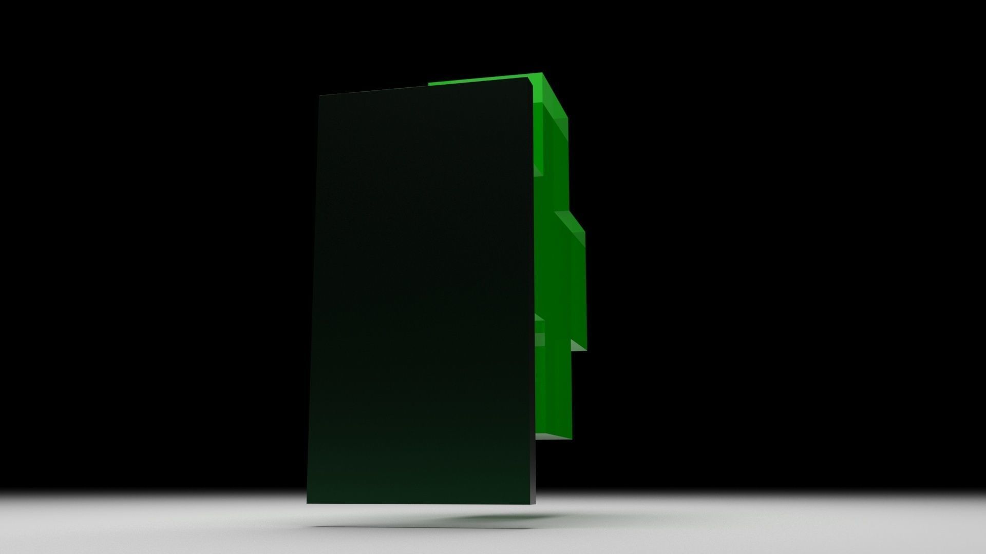 Pharmacy Sign Board 3D model_4