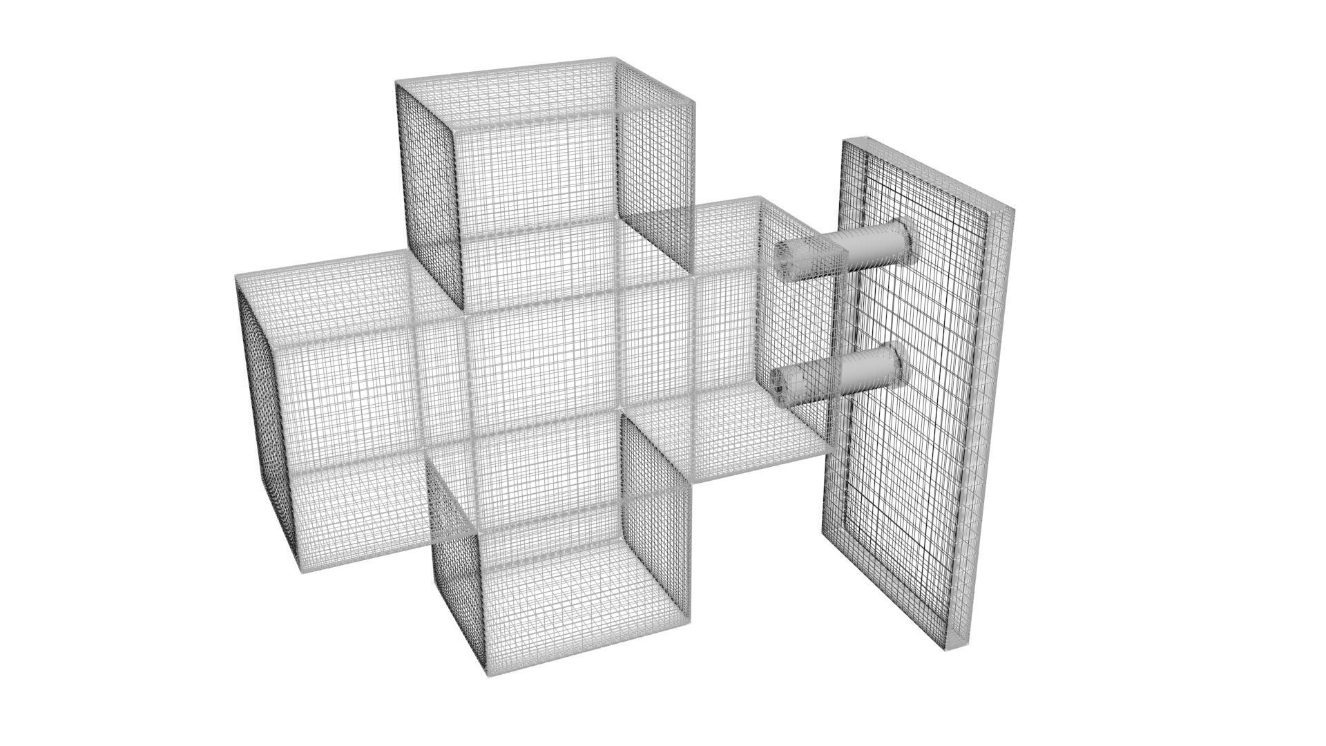 Pharmacy Sign Board 3D model_22