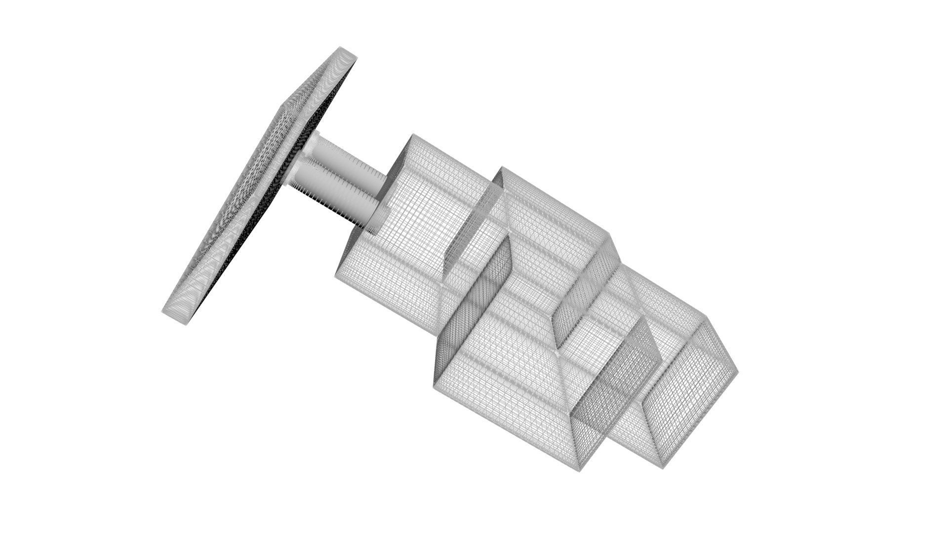 Pharmacy Sign Board 3D model_24