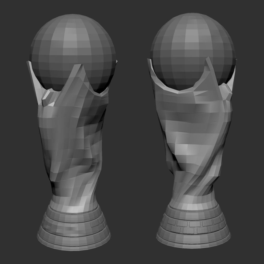 FIFA World Cup Trophy 3D model_24