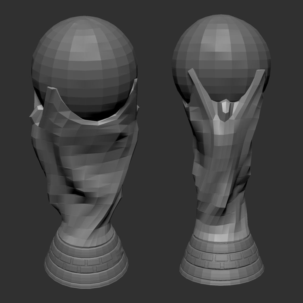 FIFA World Cup Trophy 3D model_25