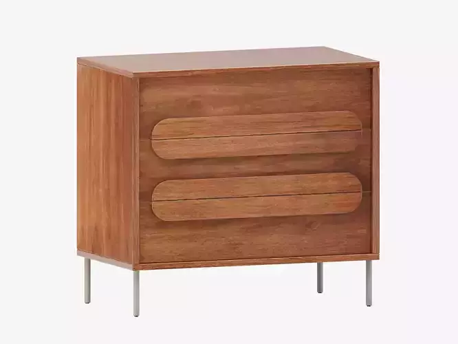 Gemini 3-Drawer Dresser 3D model