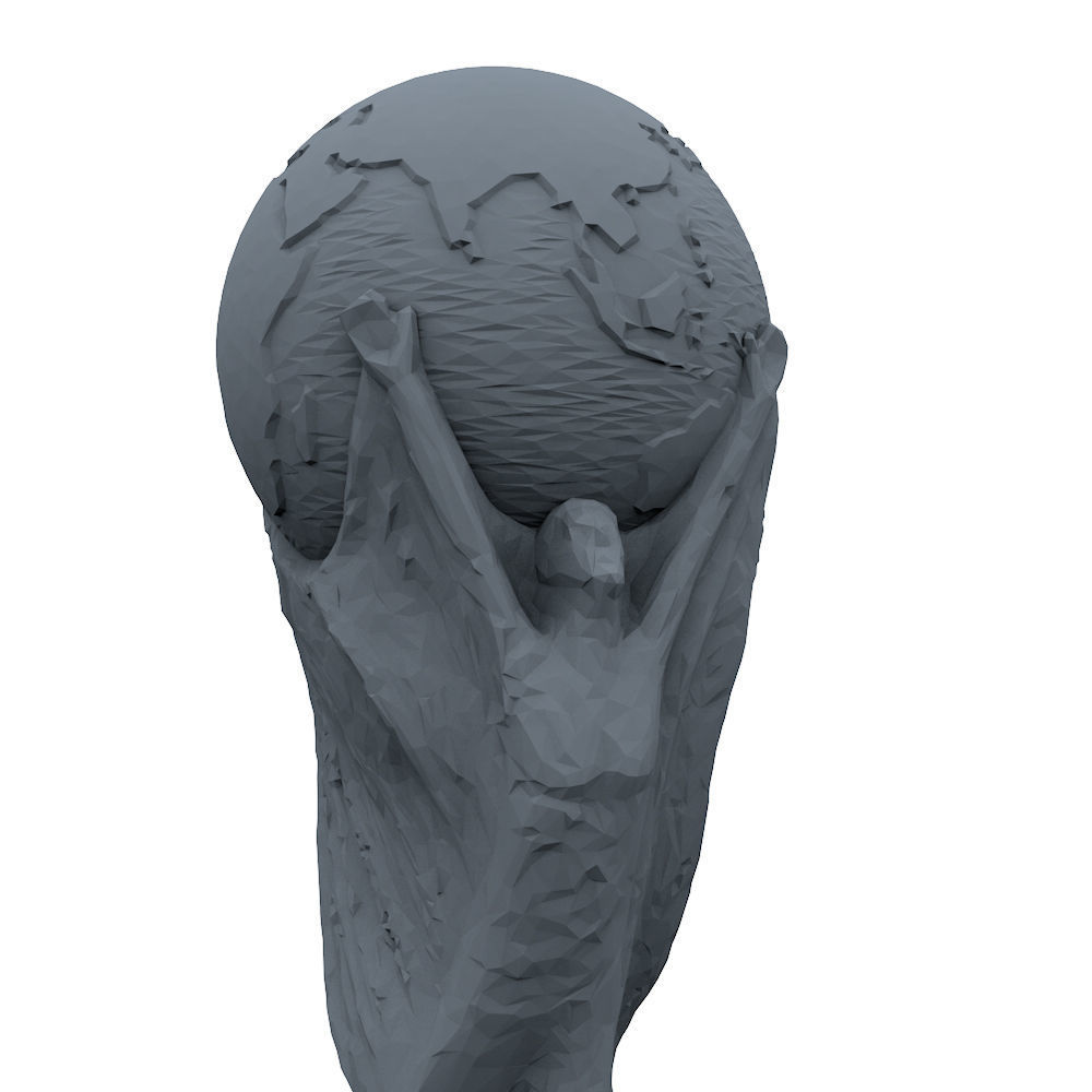 FIFA World Cup Trophy - Low Res Low-poly 3D model_14
