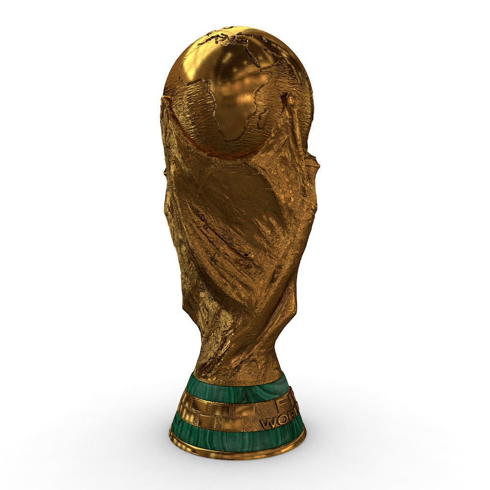 FIFA World Cup Trophy - Low Res Low-poly 3D model_1