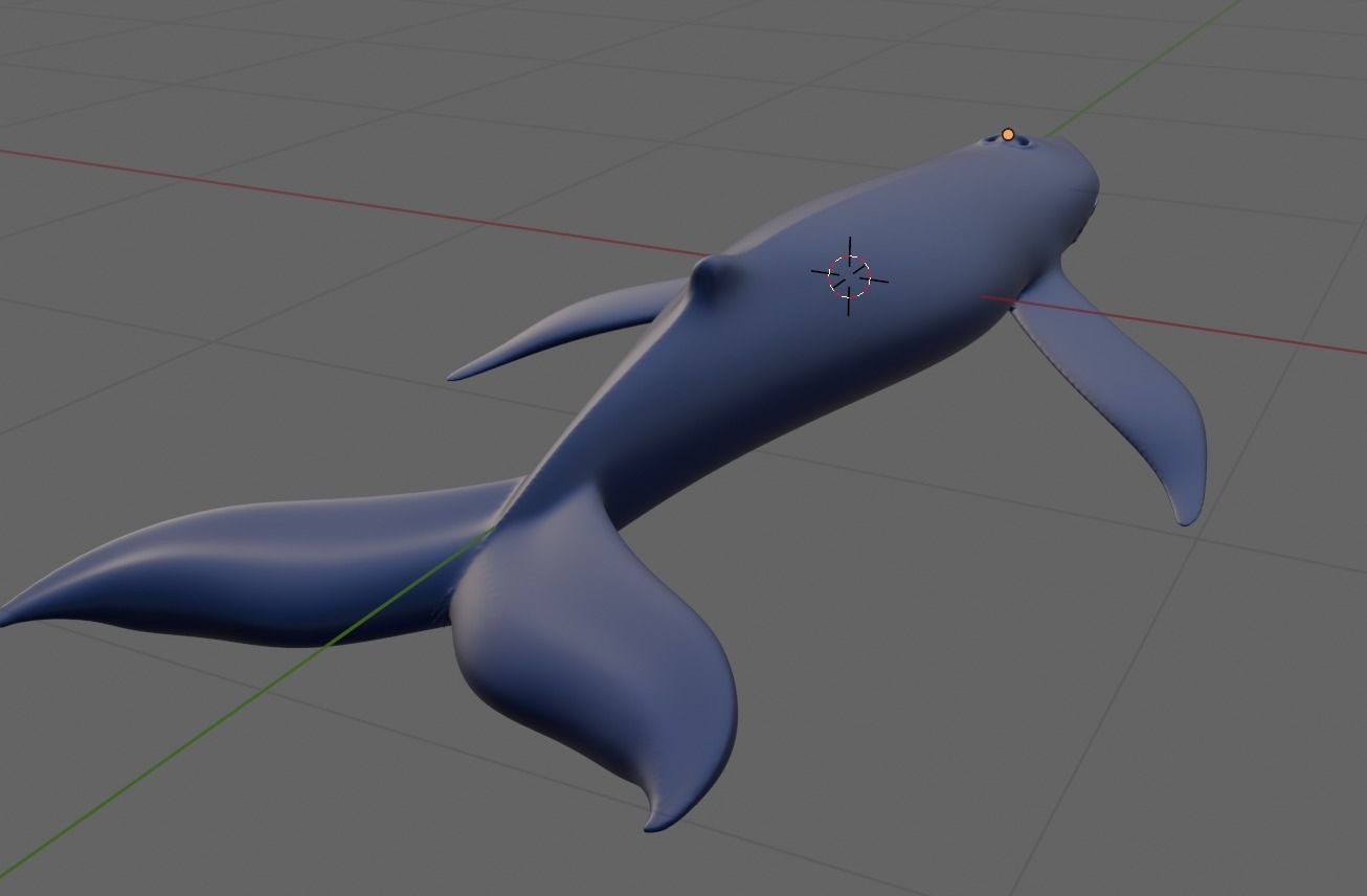 blue whale 3D model_5
