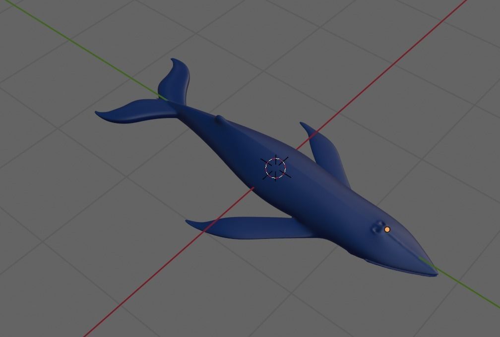 blue whale 3D model_1