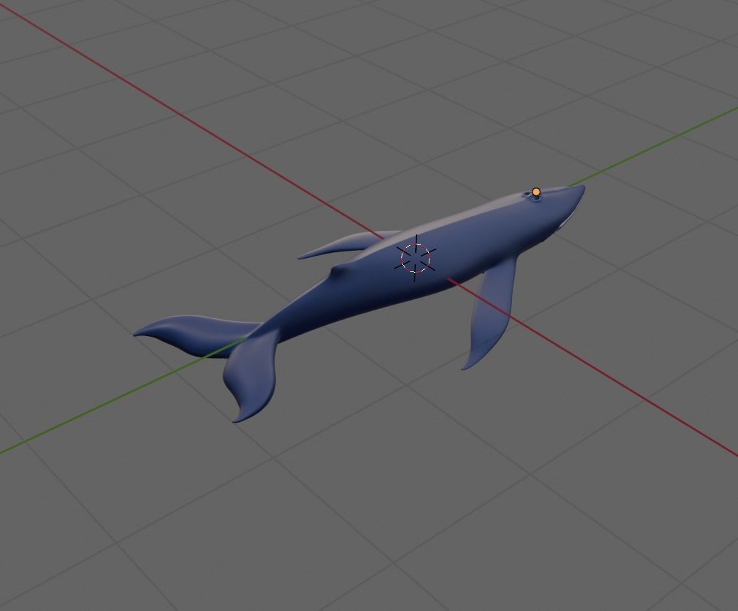 blue whale 3D model_2