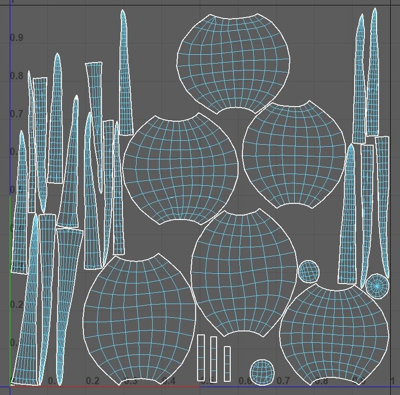 Crops Peas Onions and Potatoes 3D Model Collection_26