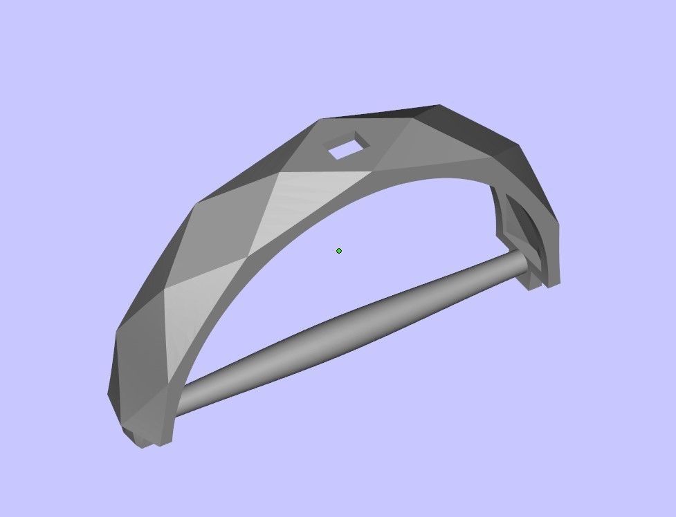 Womens Two piece solitaire ring 3D print model_3