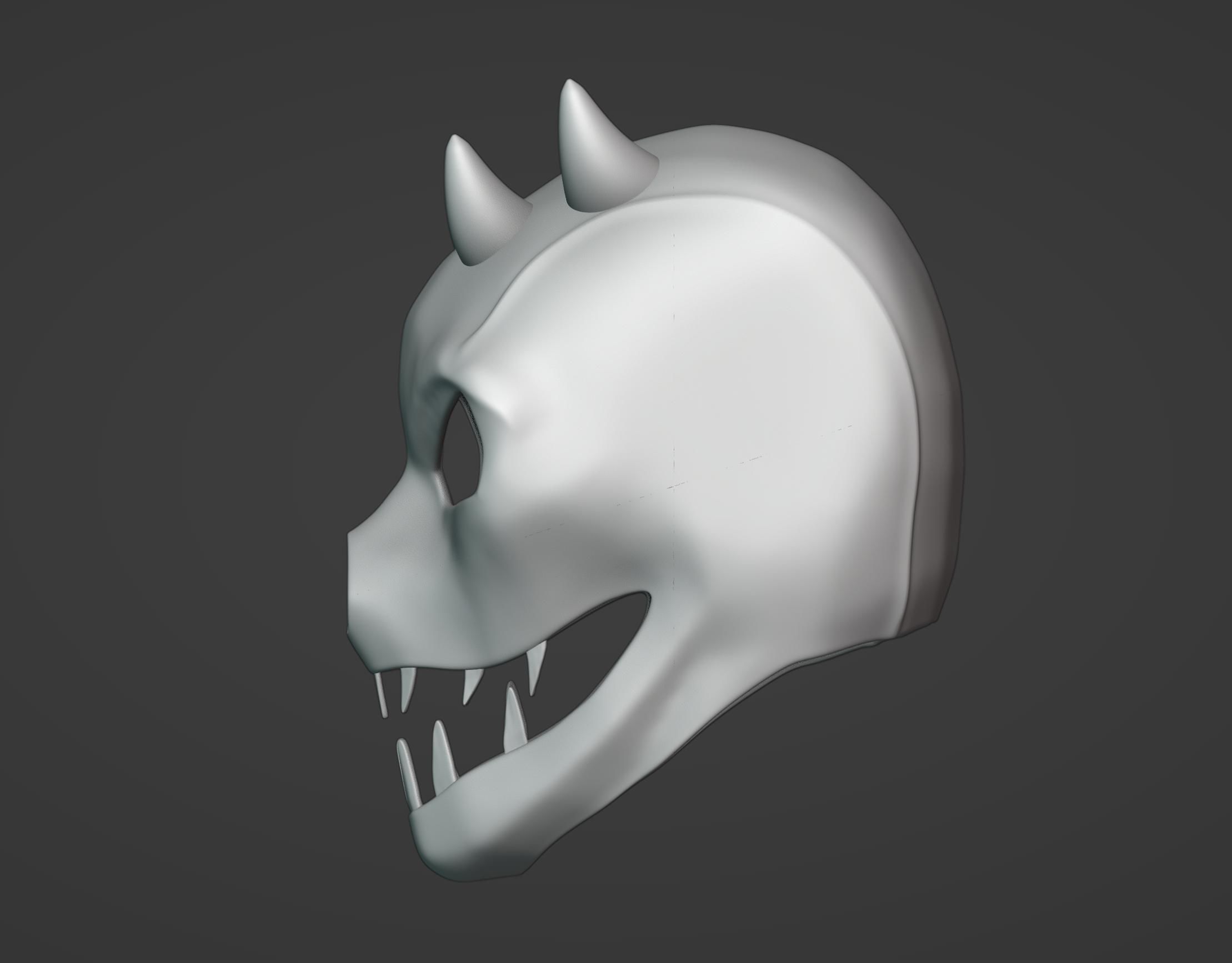 Devil Helmet 3D print model_4