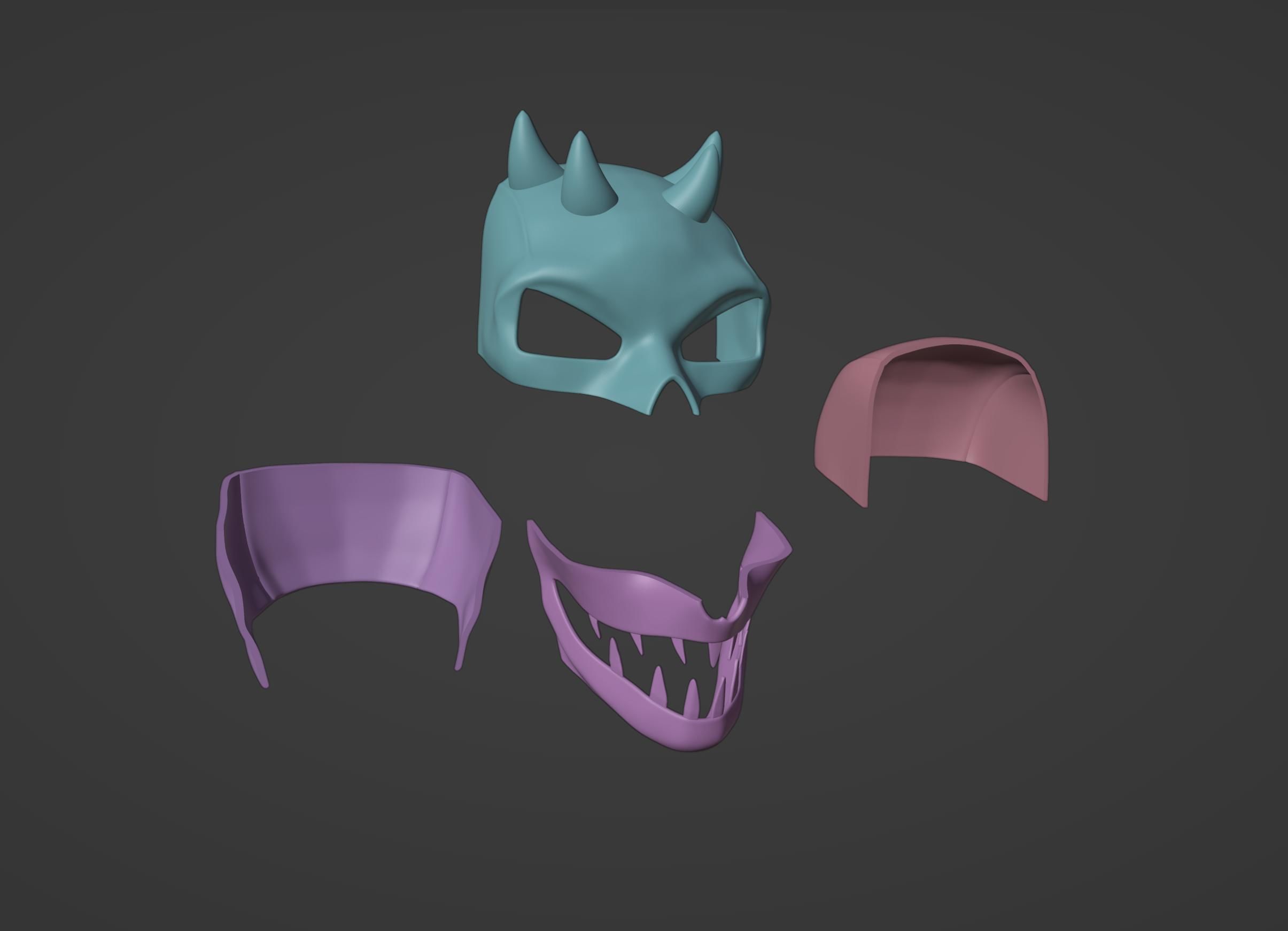 Devil Helmet 3D print model_2