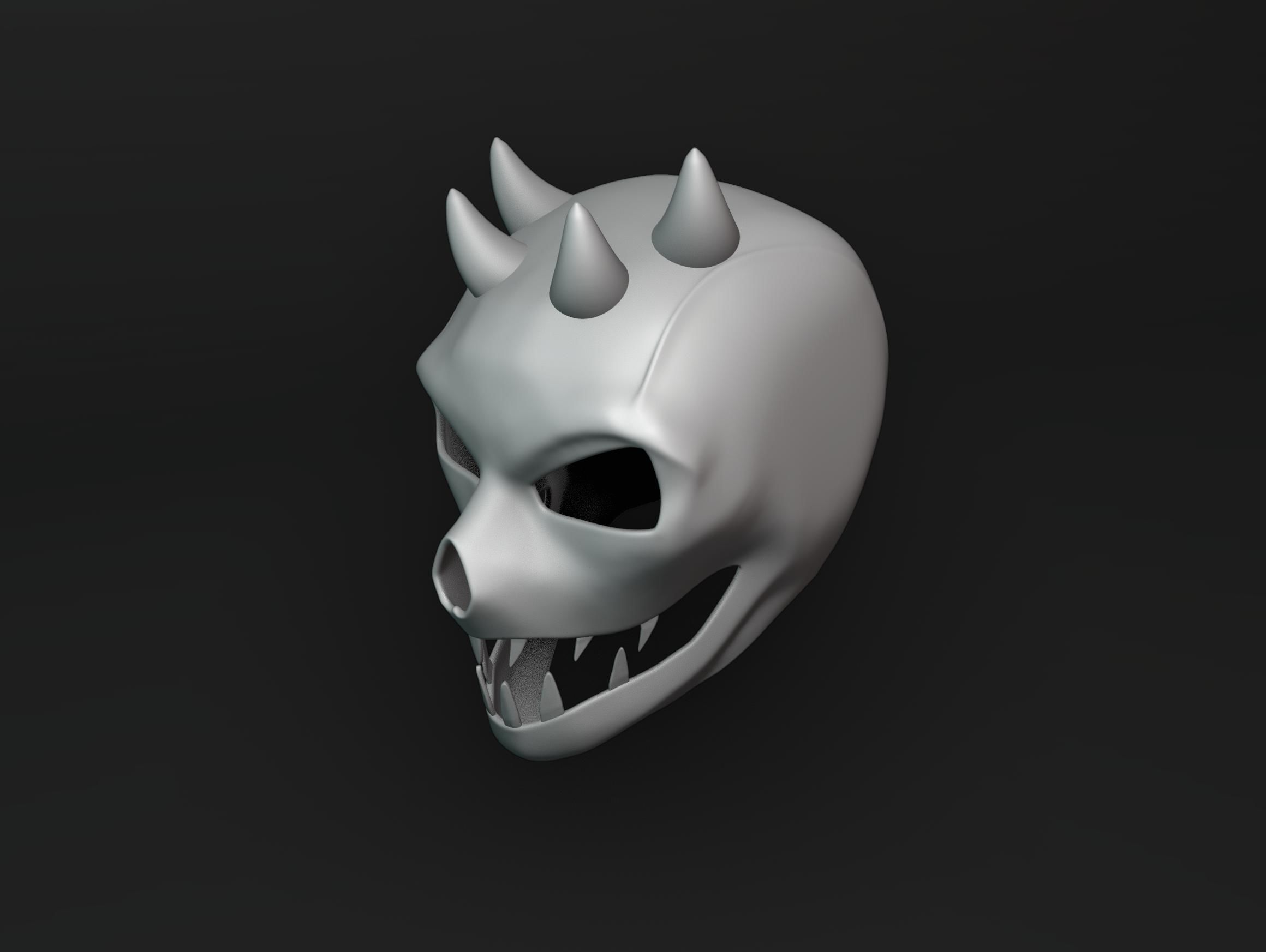 Devil Helmet 3D print model_1