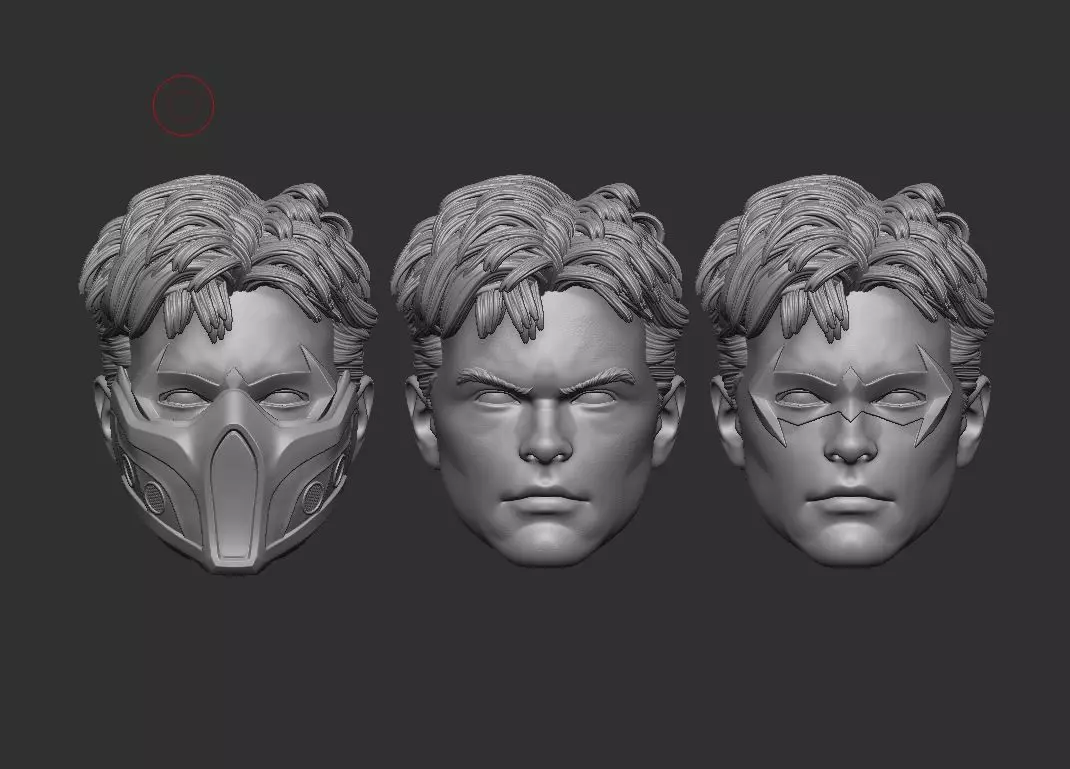 DC Red Hood Headsculpt for Action Figures 3D print model