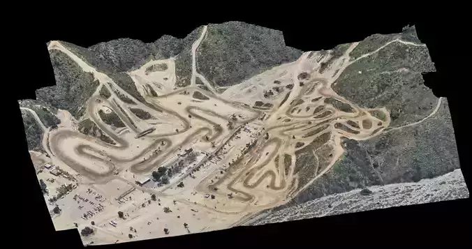 Glen Helen Motocross Raceway 3D Scan