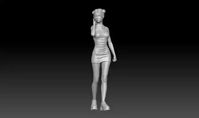 SUMMER GIRL WALKING 4