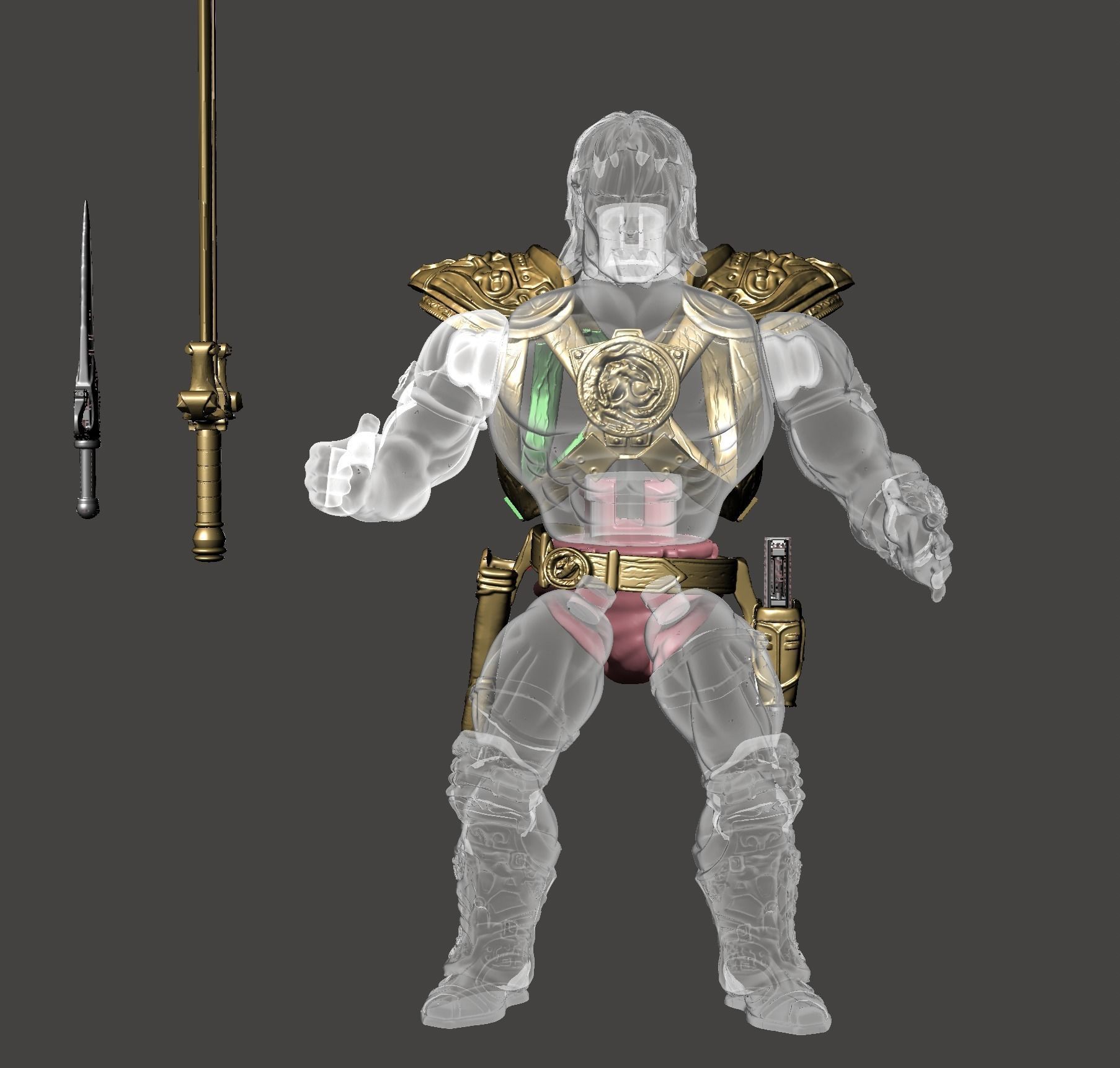 HEMAN  -  Dolph Lundgren - Masters of the Universe 1987 FILM 3D print model_18