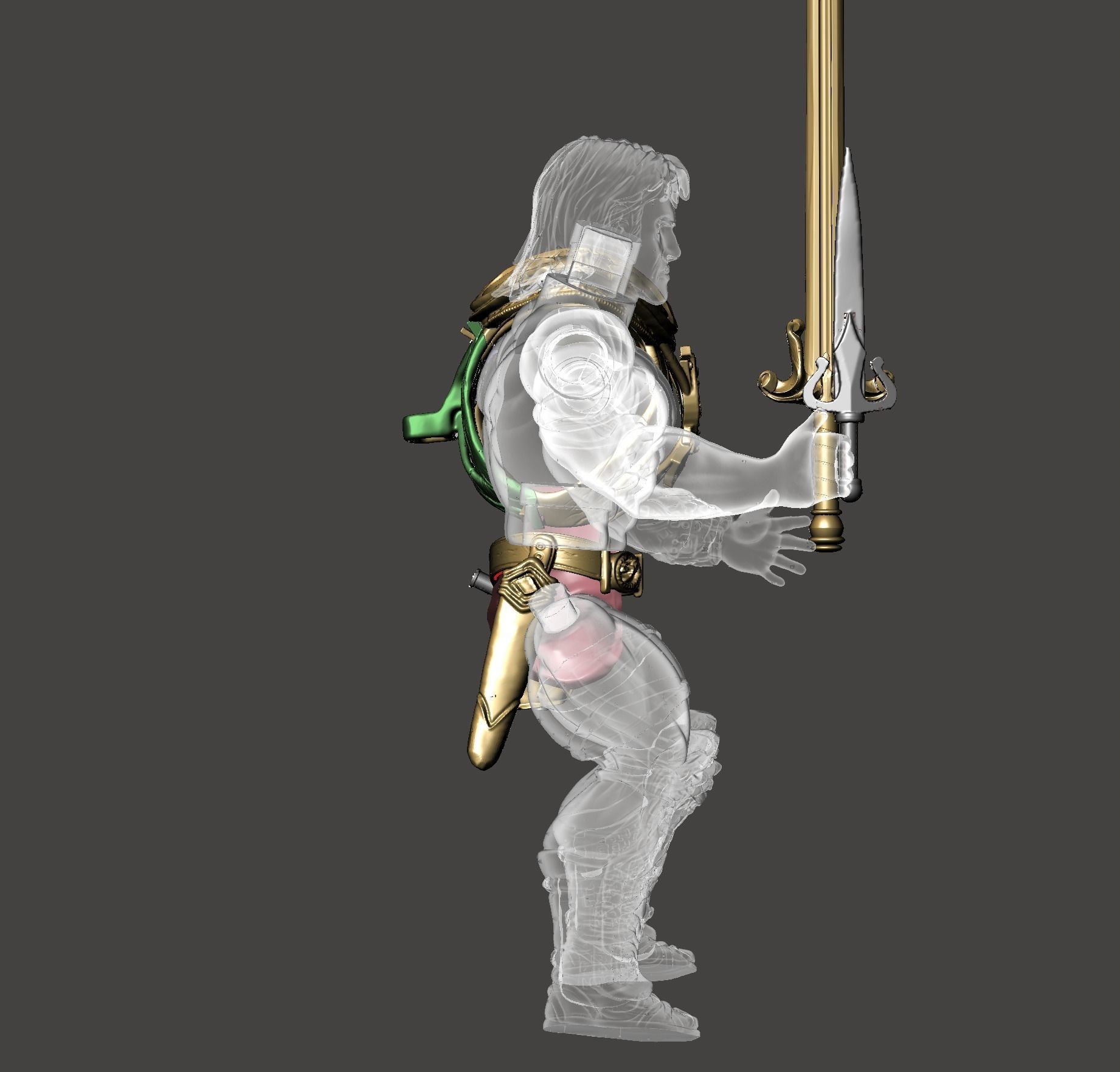 HEMAN  -  Dolph Lundgren - Masters of the Universe 1987 FILM 3D print model_22