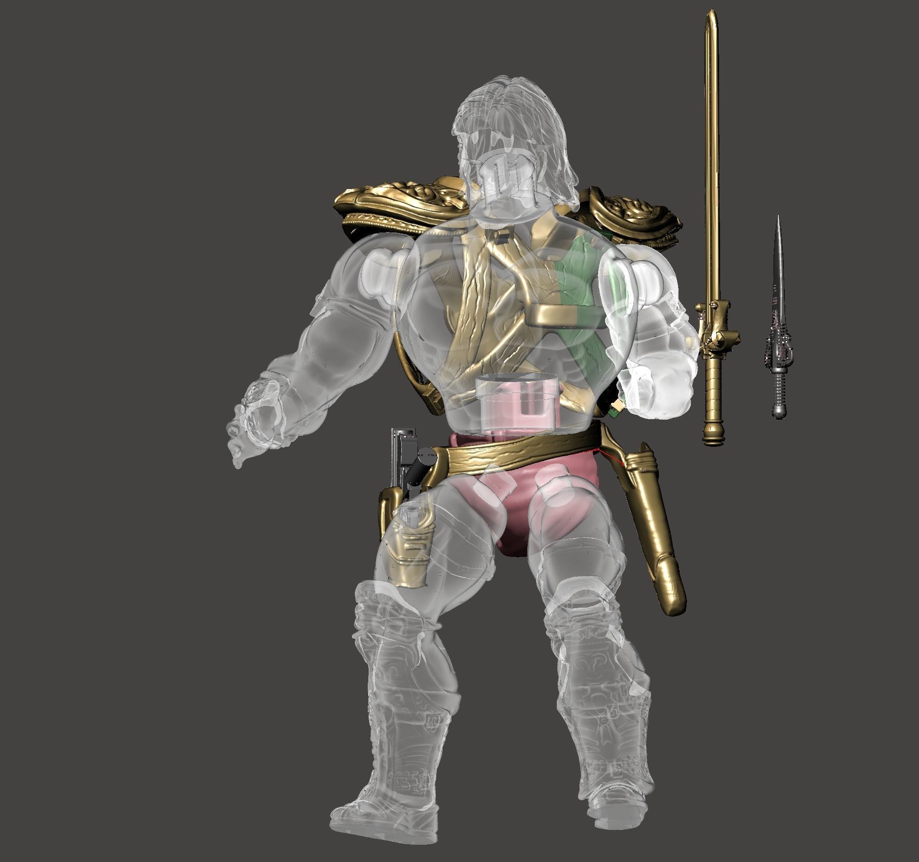 HEMAN  -  Dolph Lundgren - Masters of the Universe 1987 FILM 3D print model_20